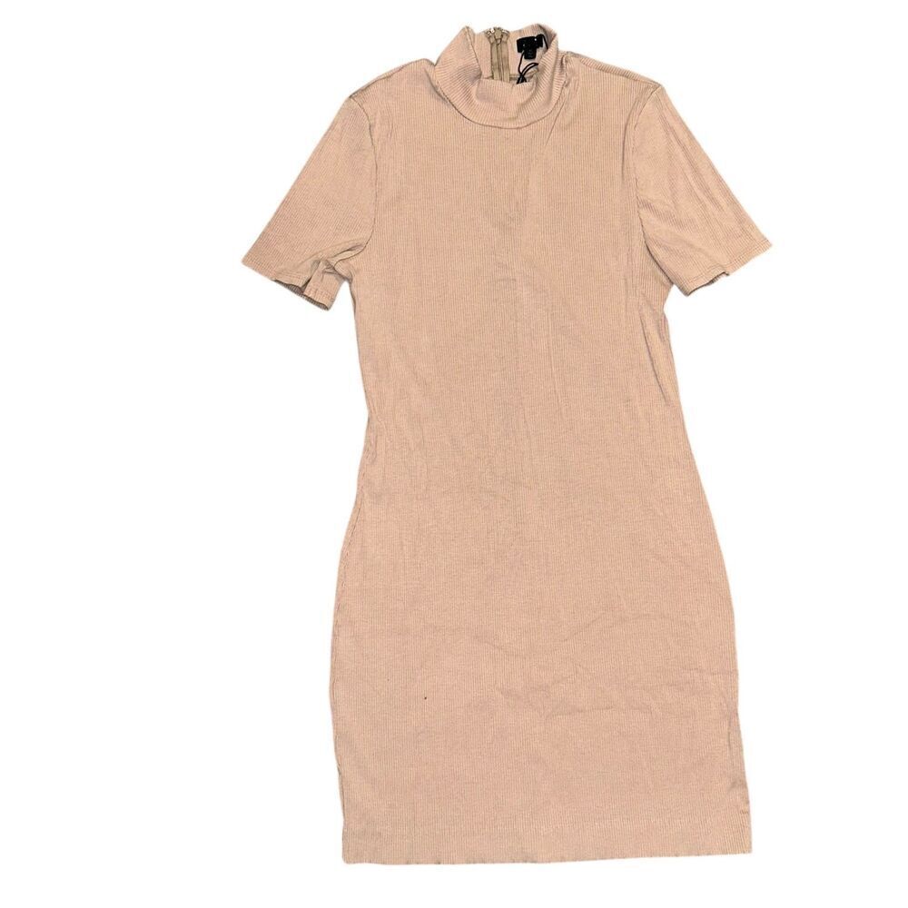 Revolve NBD New Ribbed Neutral Dress XL